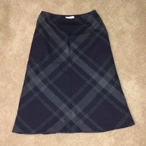 Jones New York Black and Gray wool skirt